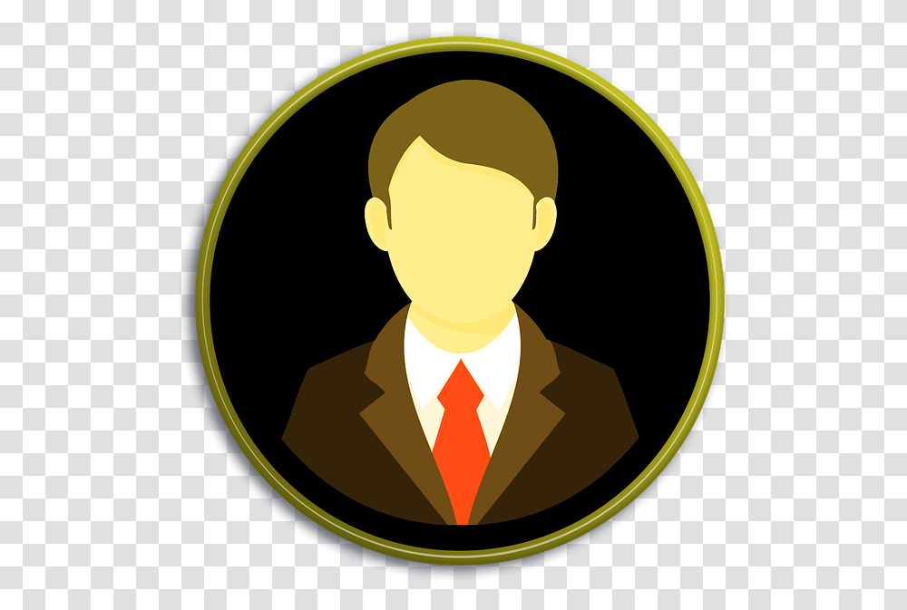 Icon Avatar Profile Person User Symbol Gentleman, Logo, Trademark, Label, Text Transparent Png