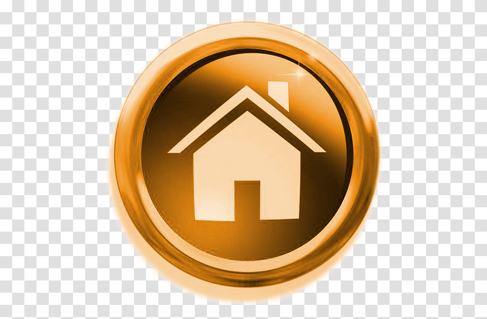 Icon Back Next Home, Gold, Tape, Sphere Transparent Png