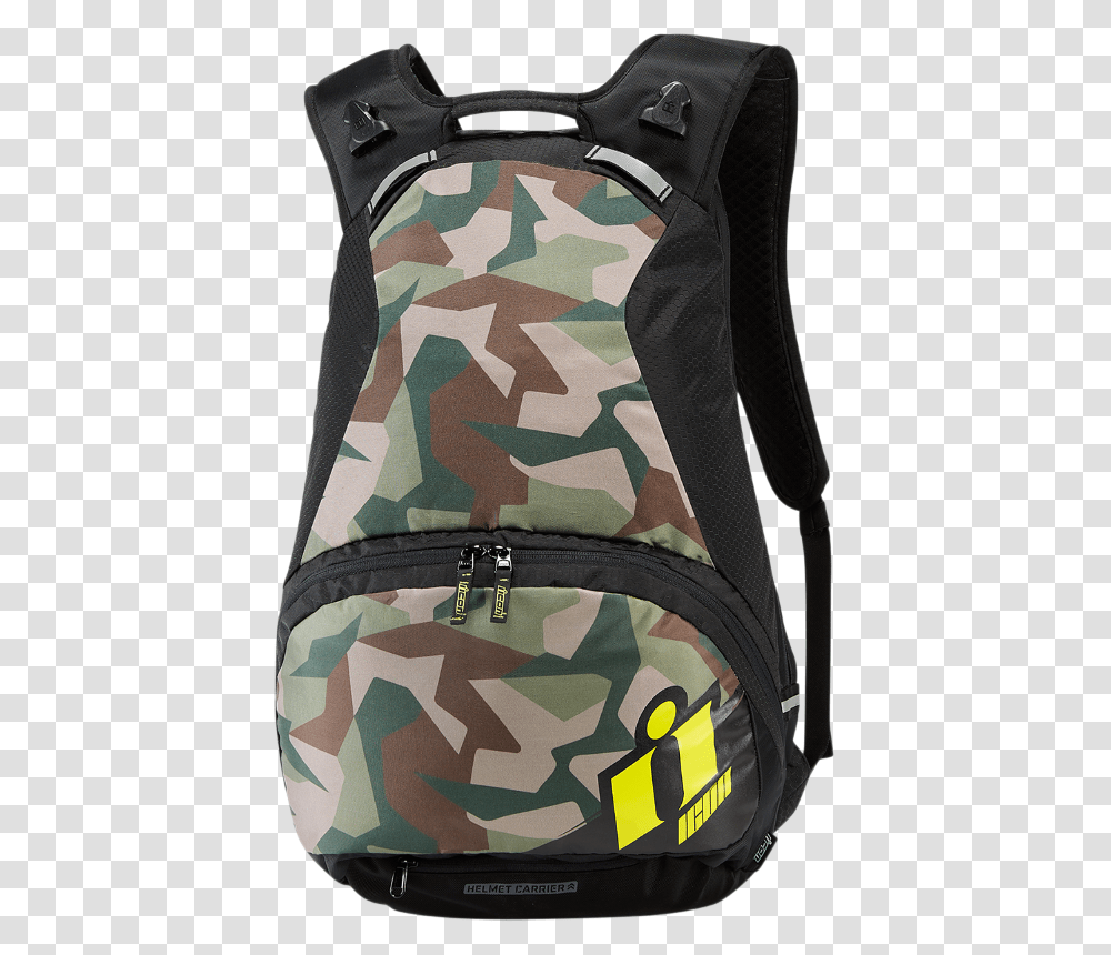 Icon Bag Pack Stronghold, Military, Military Uniform, Camouflage Transparent Png
