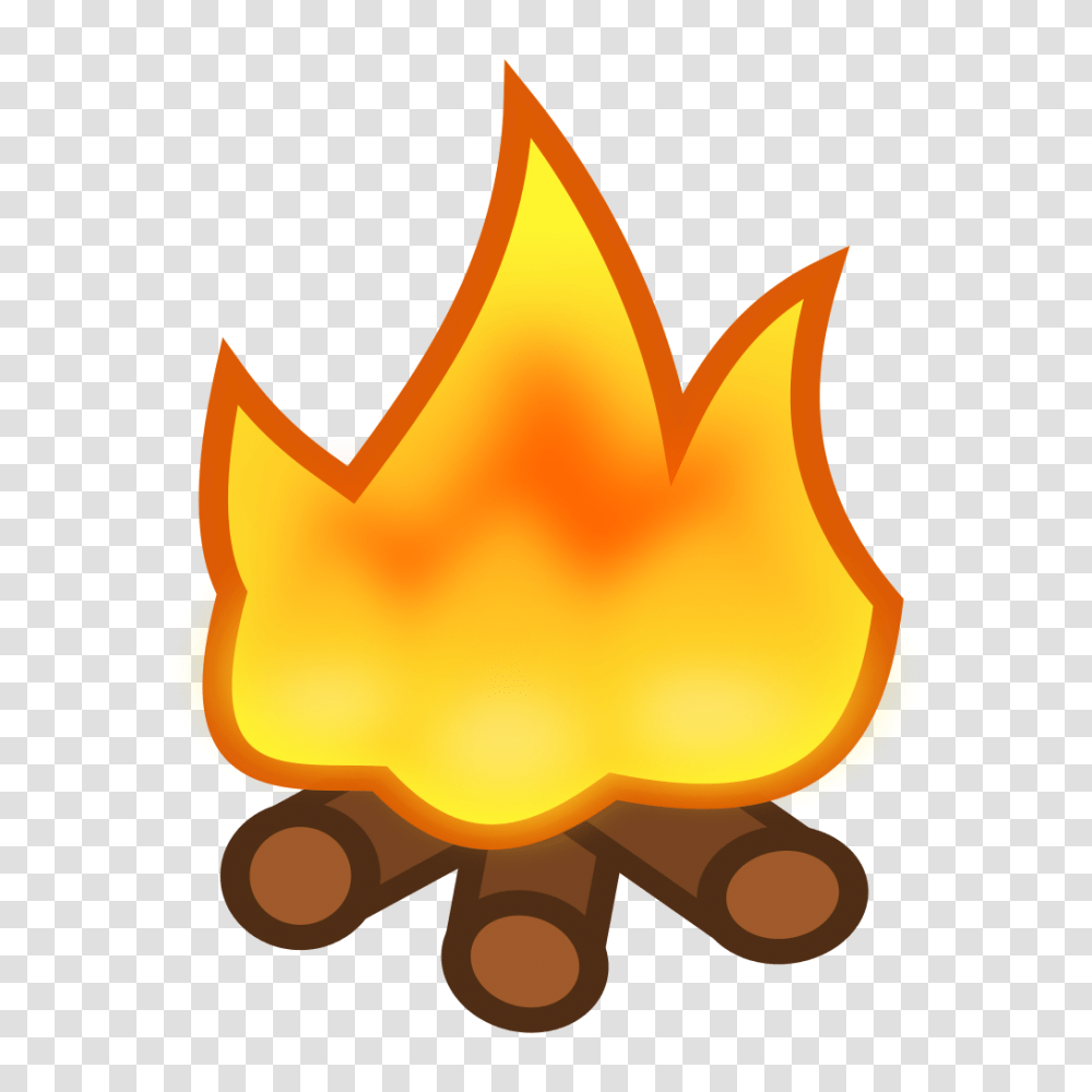 Icon Campfire, Flame, Bonfire Transparent Png