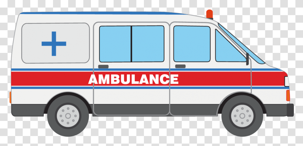 Icon Cartoon Ambulance Download Free Image Clipart Cartoon Ambulance, Van, Vehicle, Transportation, Bus Transparent Png