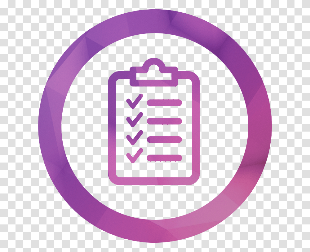 Icon Check List, Purple, Pattern Transparent Png