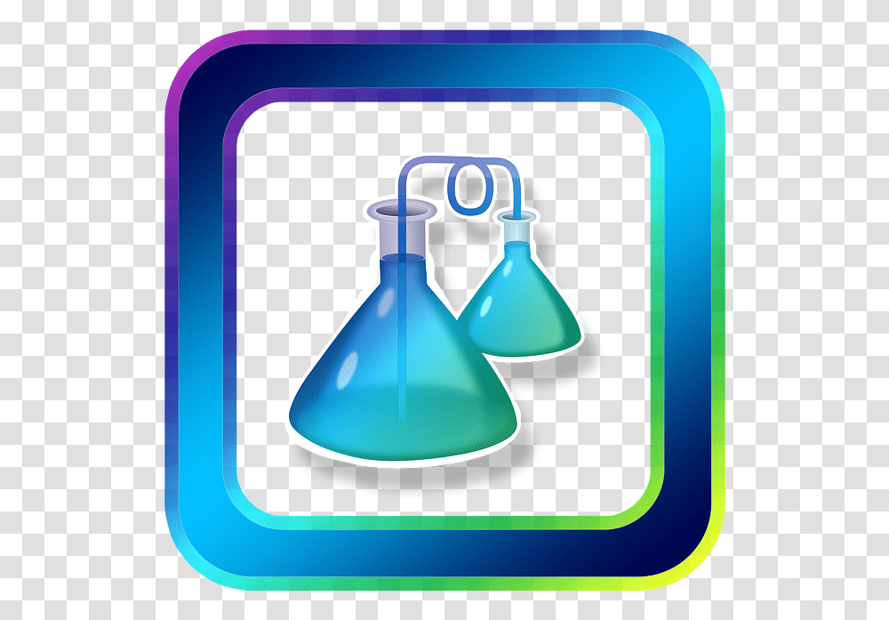 Icon Chemistry Piston Glass Experiment Teaching Question Mark Gif Icon, Light, Lab Transparent Png