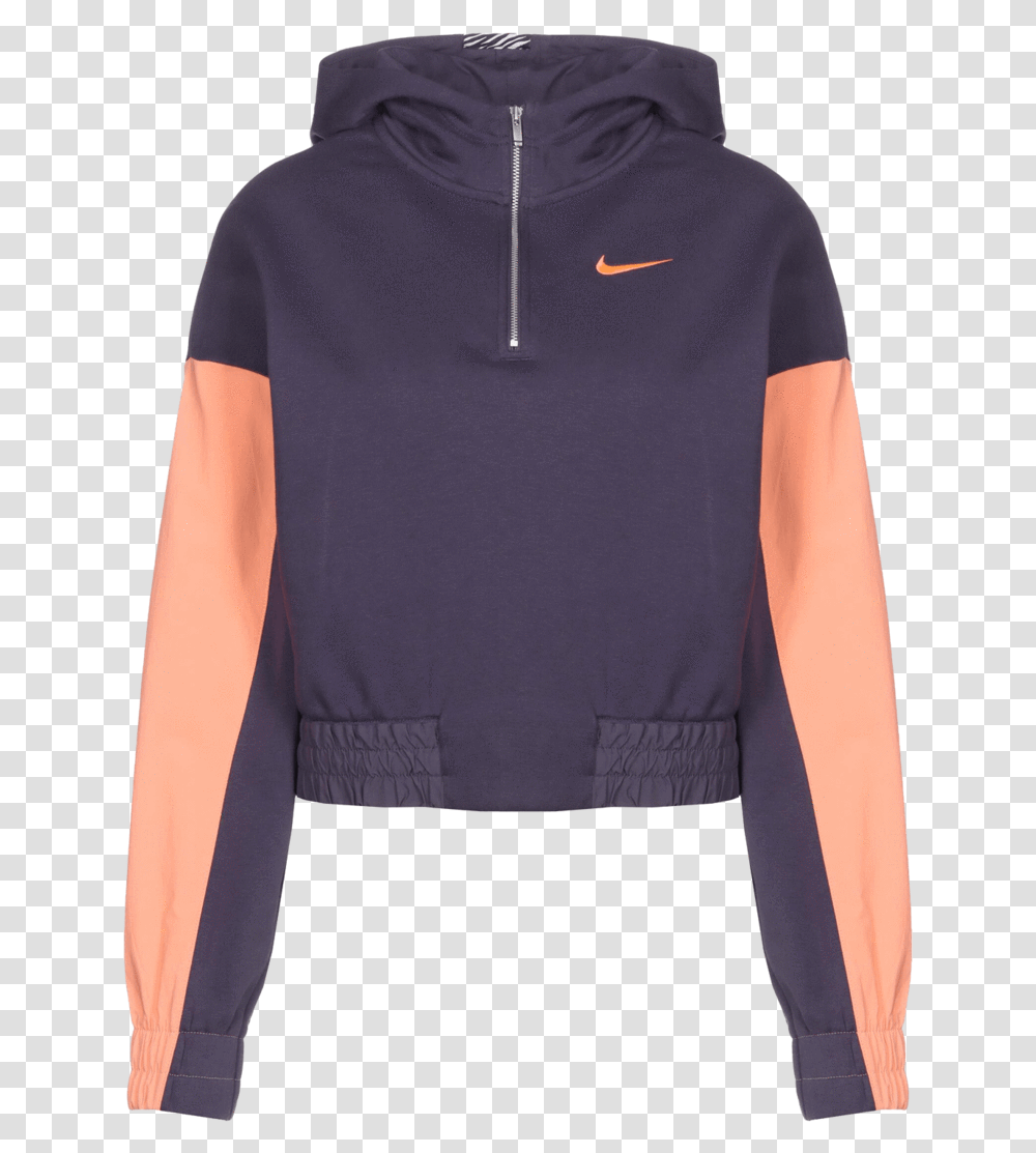 Icon Clash Over The Head Purple Nike, Clothing, Apparel, Sweater, Sweatshirt Transparent Png