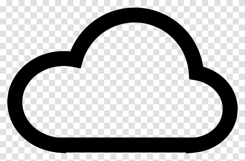 Icon Cloud Vector, Apparel, Hat, Stencil Transparent Png