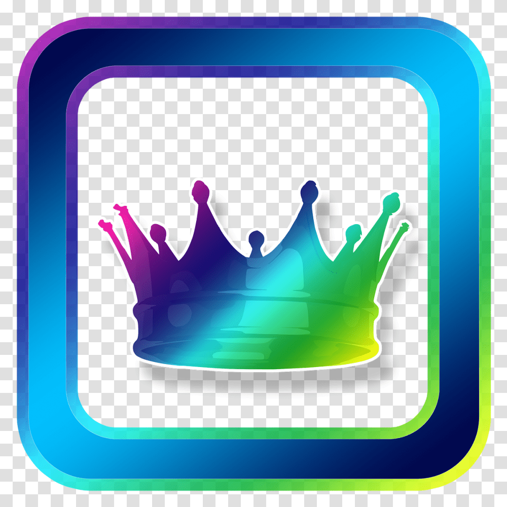 Icon Crown Coronation King Symbols Online Kral Icon, Screen, Electronics, Monitor, Purple Transparent Png
