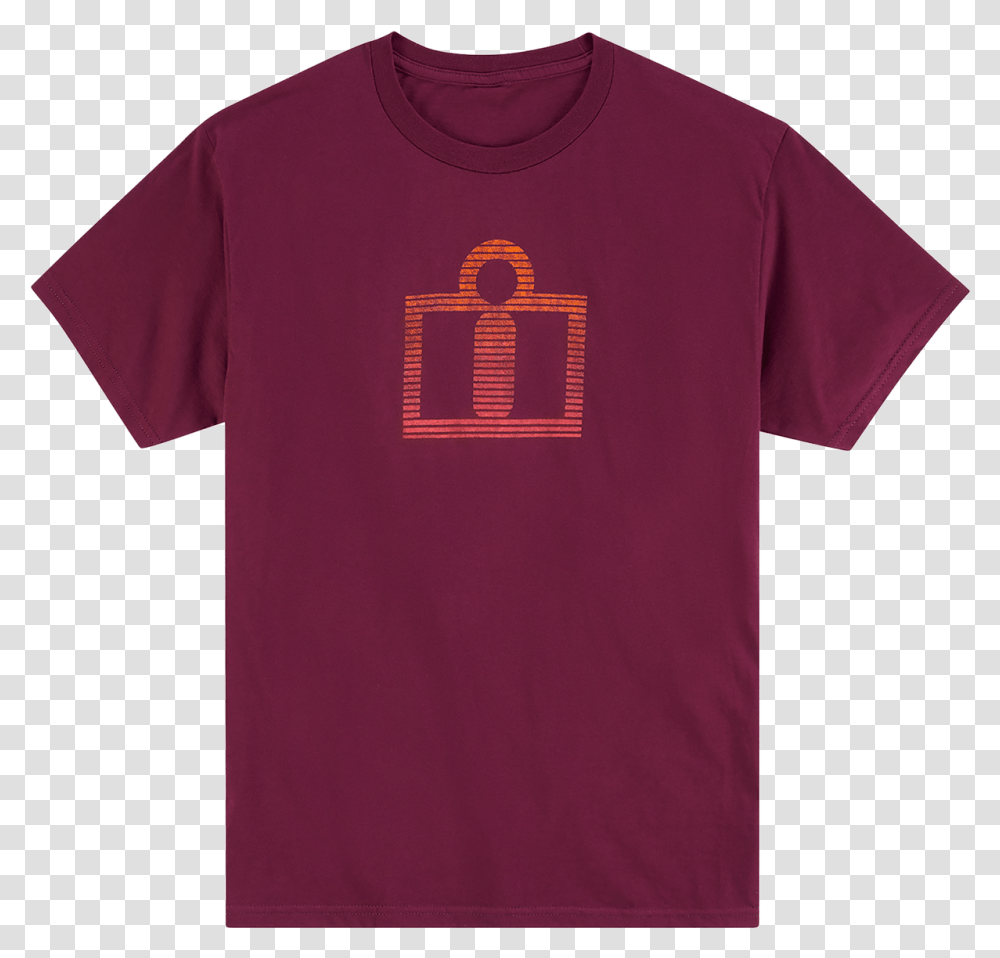 Icon Daze T Short Sleeve, Clothing, Apparel, T-Shirt, Maroon Transparent Png