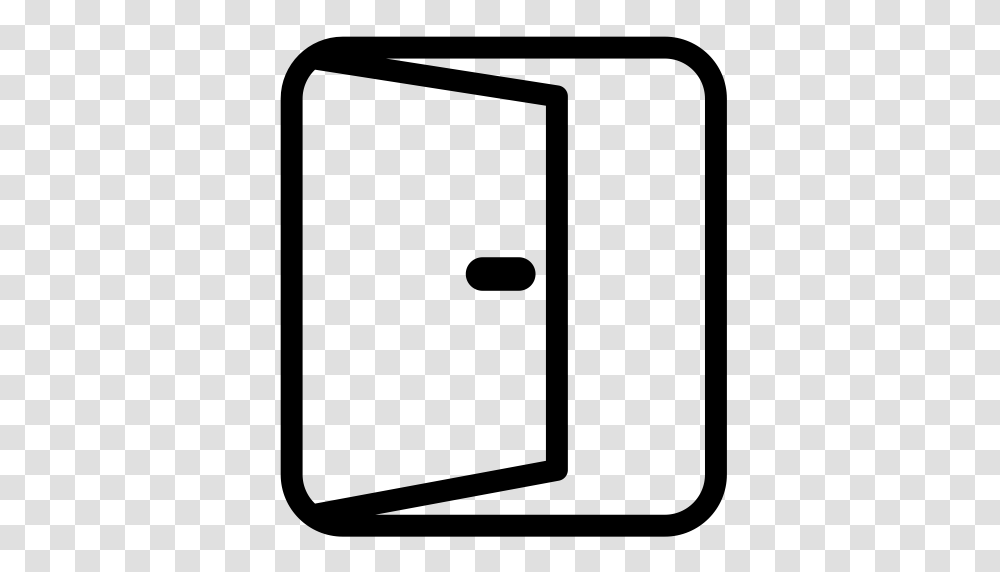 Icon Door Open Door Dress Icon With And Vector Format, Gray, World Of Warcraft Transparent Png