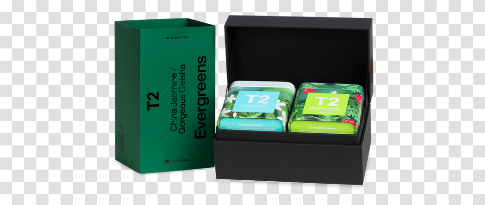 Icon Duo Cg 2020 Evergreens Loose Green Tea, Box, Carton, Cardboard, Furniture Transparent Png