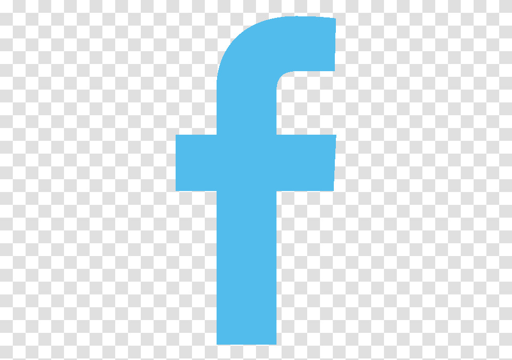 Icon Facebook White, Cross, Logo, Trademark Transparent Png