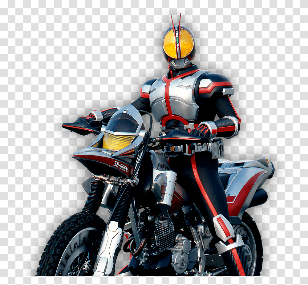 Icon Faiz Kamen Rider Faiz Auto Vajin, Motorcycle, Vehicle, Transportation, Machine Transparent Png