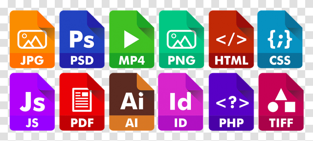 Icon File Extension Document Symbol Set Media File Types, Label, Alphabet, Word Transparent Png