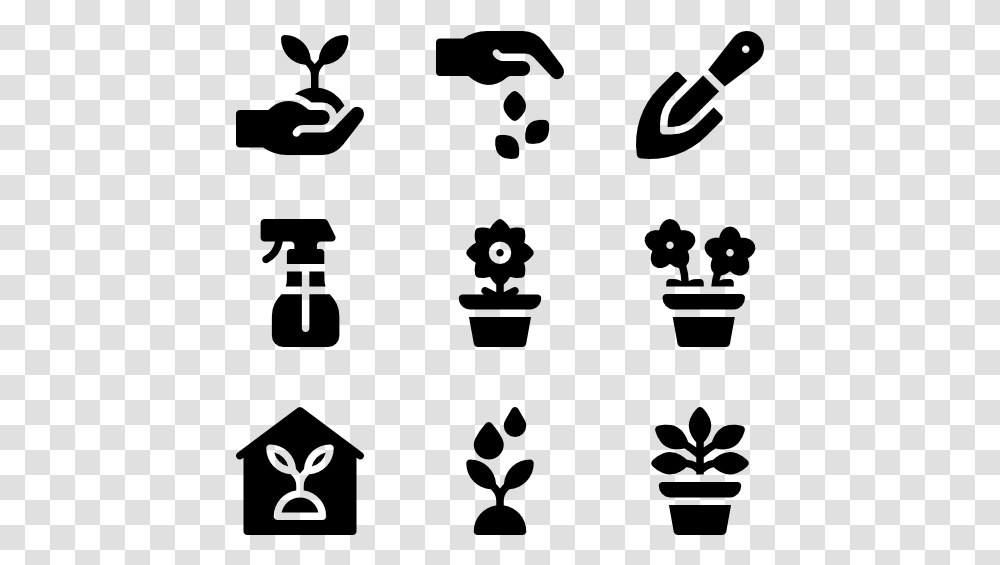 Icon Flower Pot, Gray, World Of Warcraft Transparent Png