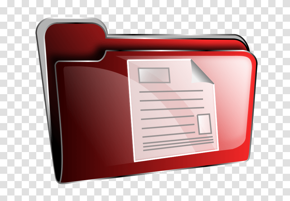 Icon Folder.red.document, Finance, Mailbox, Letterbox, File Binder Transparent Png