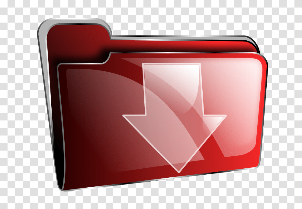 Icon Folder.red.download, Technology, File Binder, Mailbox, Letterbox Transparent Png