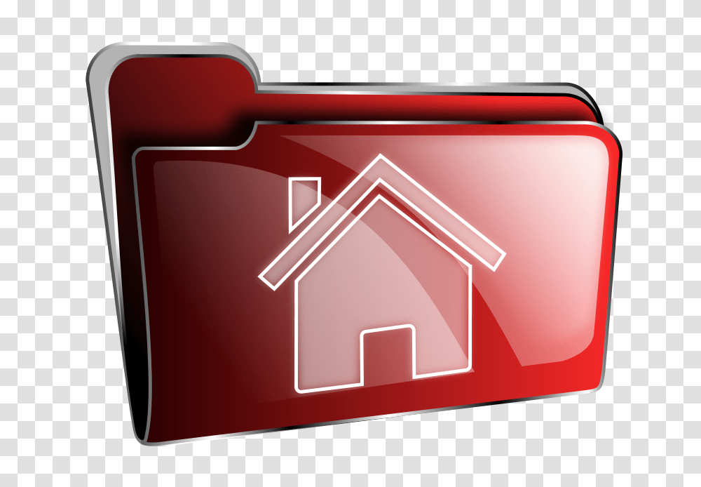 Icon Folder.red.home, Finance, Mailbox, Letterbox, Bag Transparent Png
