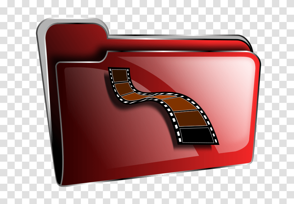 Icon Folder.red.videos, Finance, Furniture, Bag Transparent Png