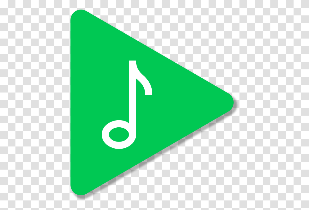 Icon For Music Player Android, Triangle, Label Transparent Png
