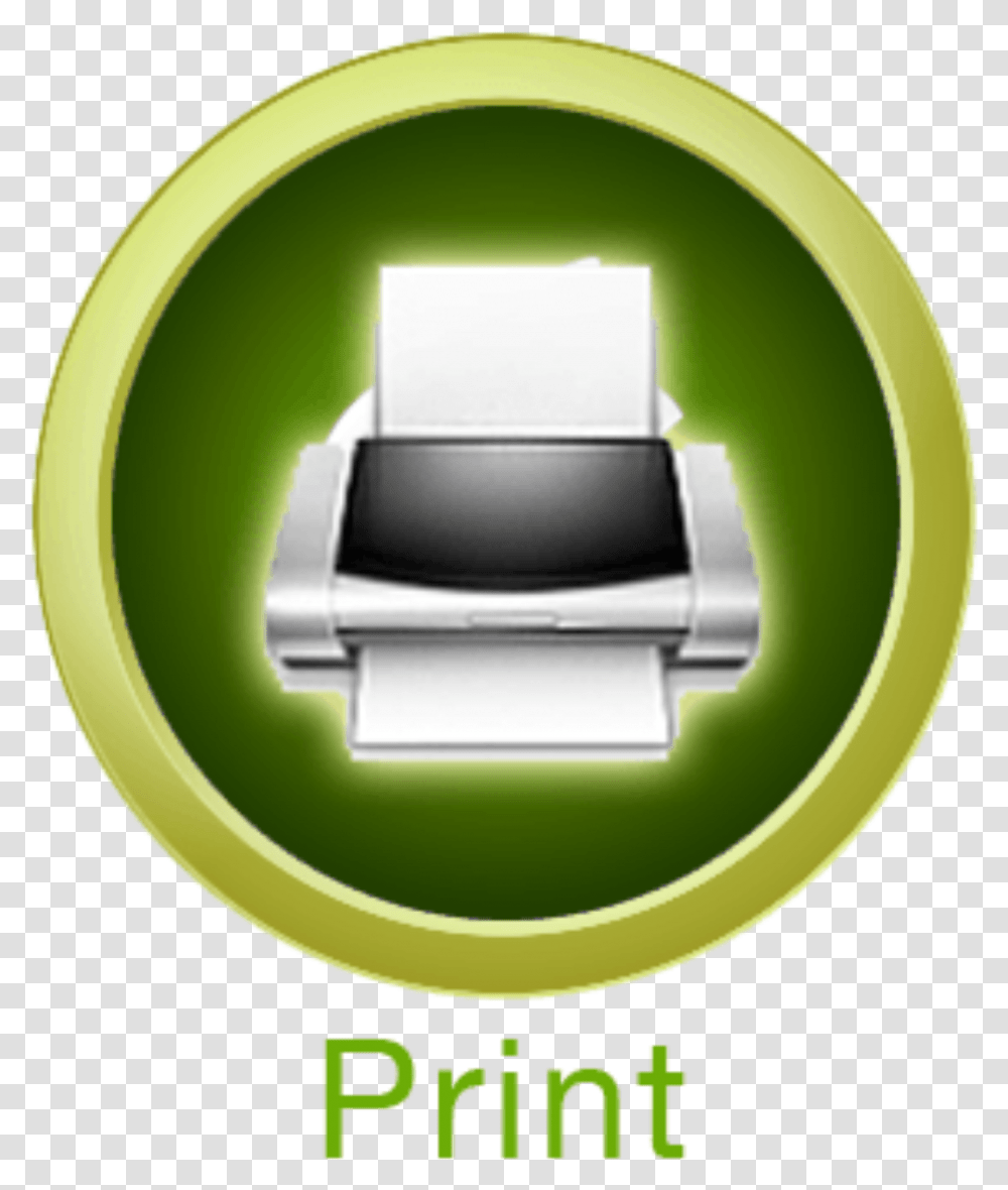 Icon For Print Button, Paper, Label, Towel Transparent Png