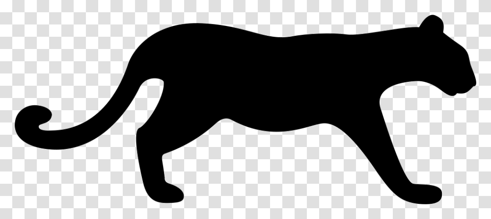 Icon Free Cheetah Silhouette Clip Art, Mammal, Animal, Wildlife, Bull Transparent Png