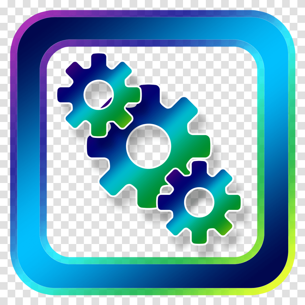 Icon Gears Work Free Photo Icon, Machine Transparent Png