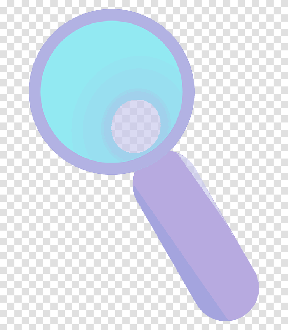 Icon Glass Hand Lens Button Search Label, Rattle, Magnifying Transparent Png