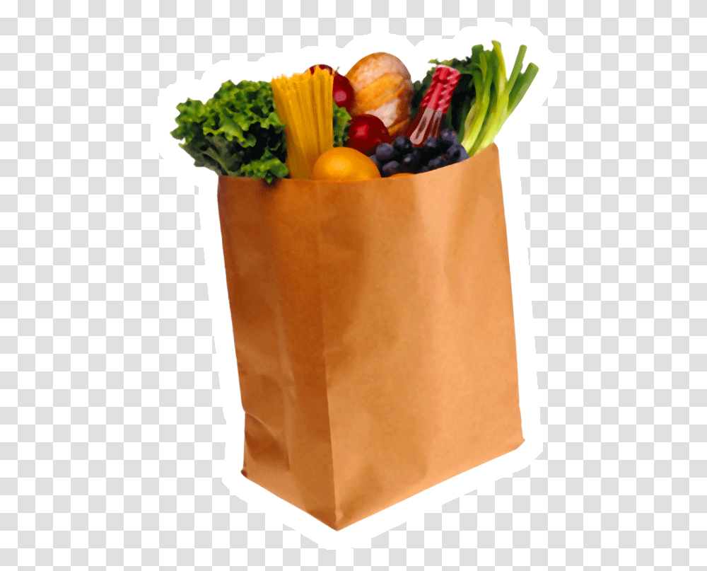 Icon Grocery Cart Library Paper Grocery Bags Kroger, Plant, Box, Food, Shopping Bag Transparent Png