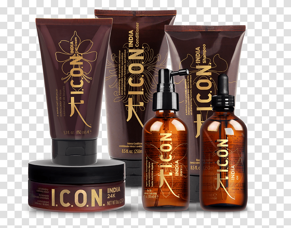 Icon Hair Products India, Cosmetics, Bottle, Tin, Can Transparent Png