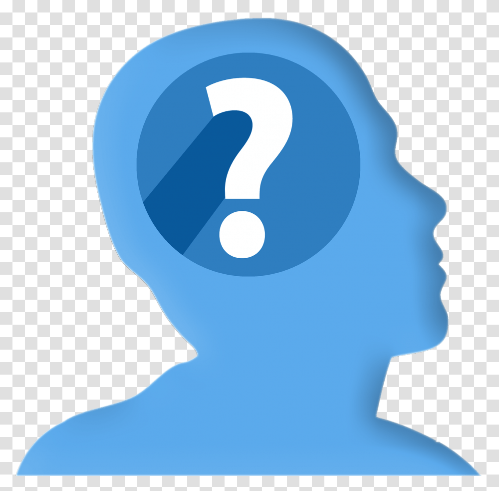 Icon Head Profile Question Mark Question Internet Lack Of Skills Icon, Number, Electronics Transparent Png
