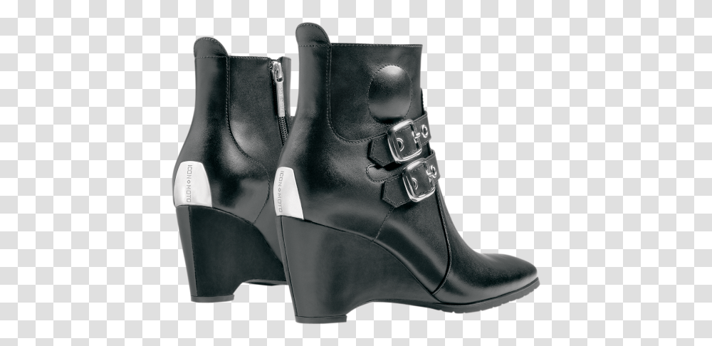 Icon Hella Lady Boots Round Toe, Clothing, Apparel, Footwear, Riding Boot Transparent Png
