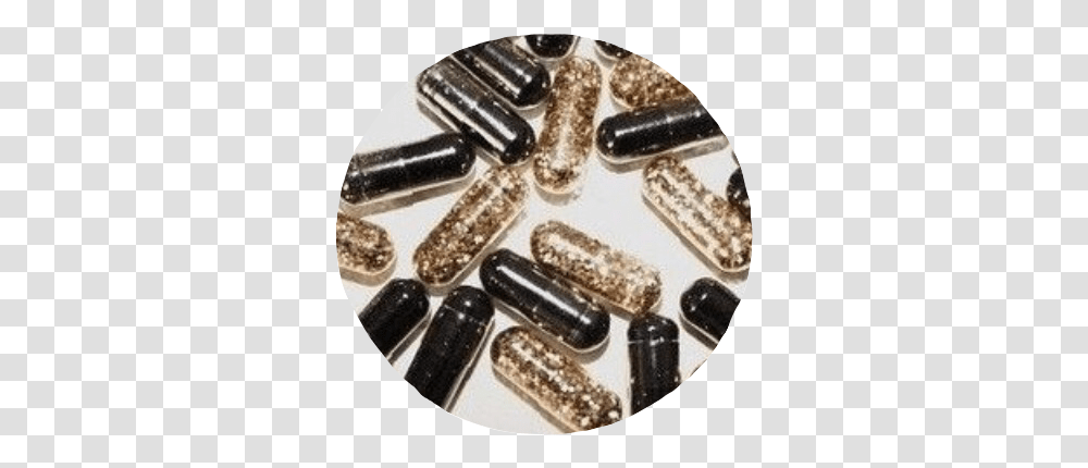 Icon Iconbackground Black Sticker By Ambermissmooi Gold Capsule Glitter, Pill, Medication Transparent Png