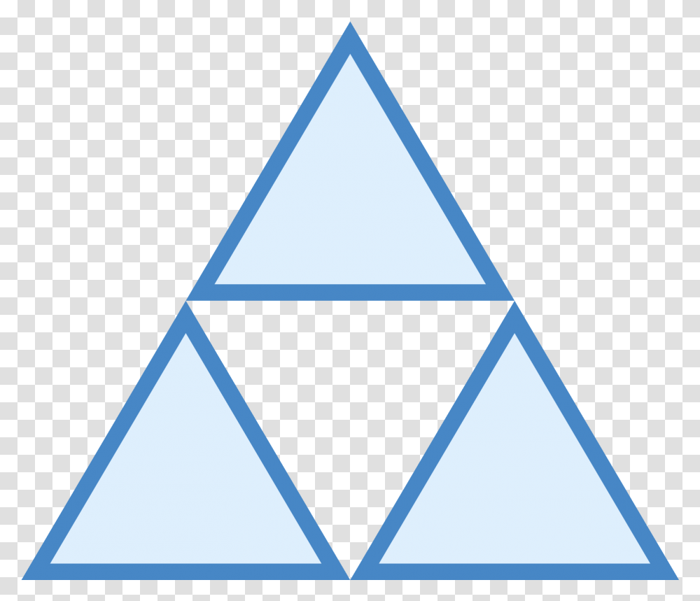 Icon Is A Depiction Of The Triforce Triforce, Triangle Transparent Png
