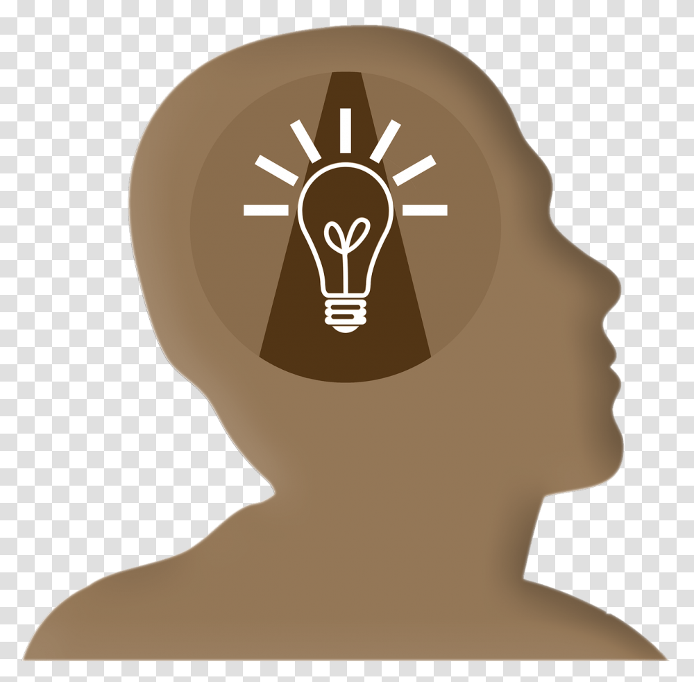 Icon, Light, Bronze, Head, Flare Transparent Png