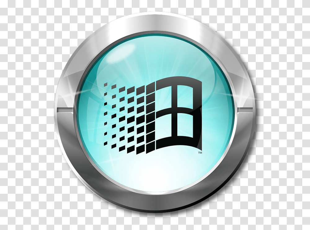 Icon Logo Windows 95, Security, Bathroom, Indoors, Lighting Transparent Png