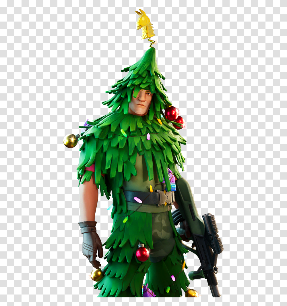 Icon Lt Evergreen Skin Fortnite, Plant, Doll, Toy, Costume Transparent Png