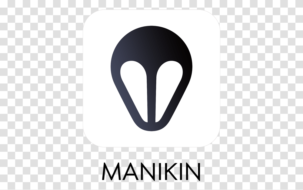 Icon Manikin App With Text Sign, Tape, Logo, Emblem Transparent Png