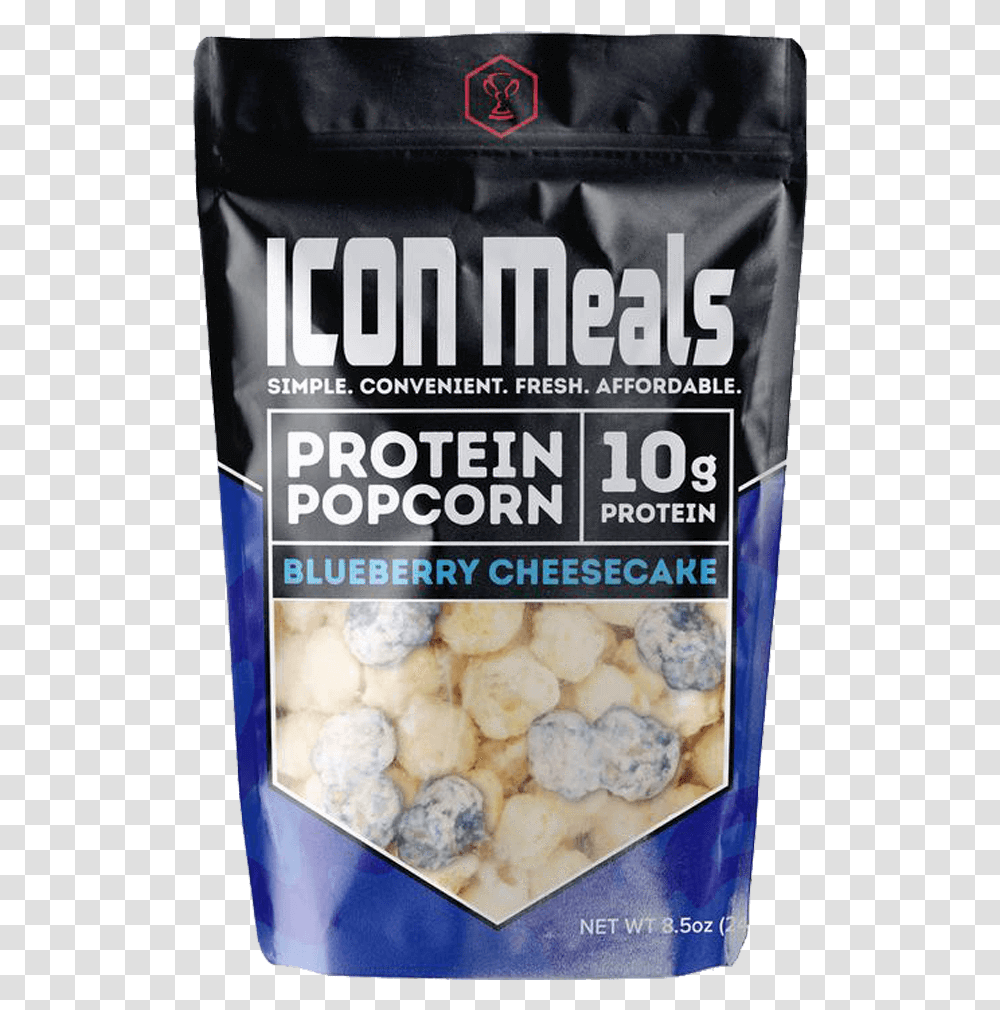 Icon Meals Protein Popcorn Popcorn 240g Blueberry Cashew, Plant, Cauliflower, Vegetable, Food Transparent Png