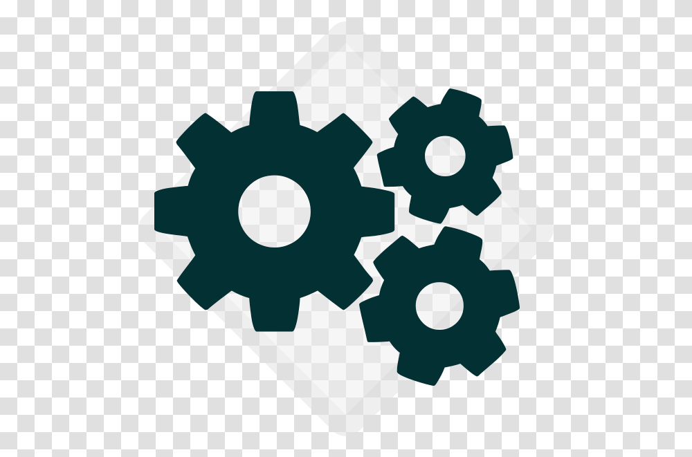 Icon Mechanical Clipart Download Gears Black And White, Machine, Cross Transparent Png