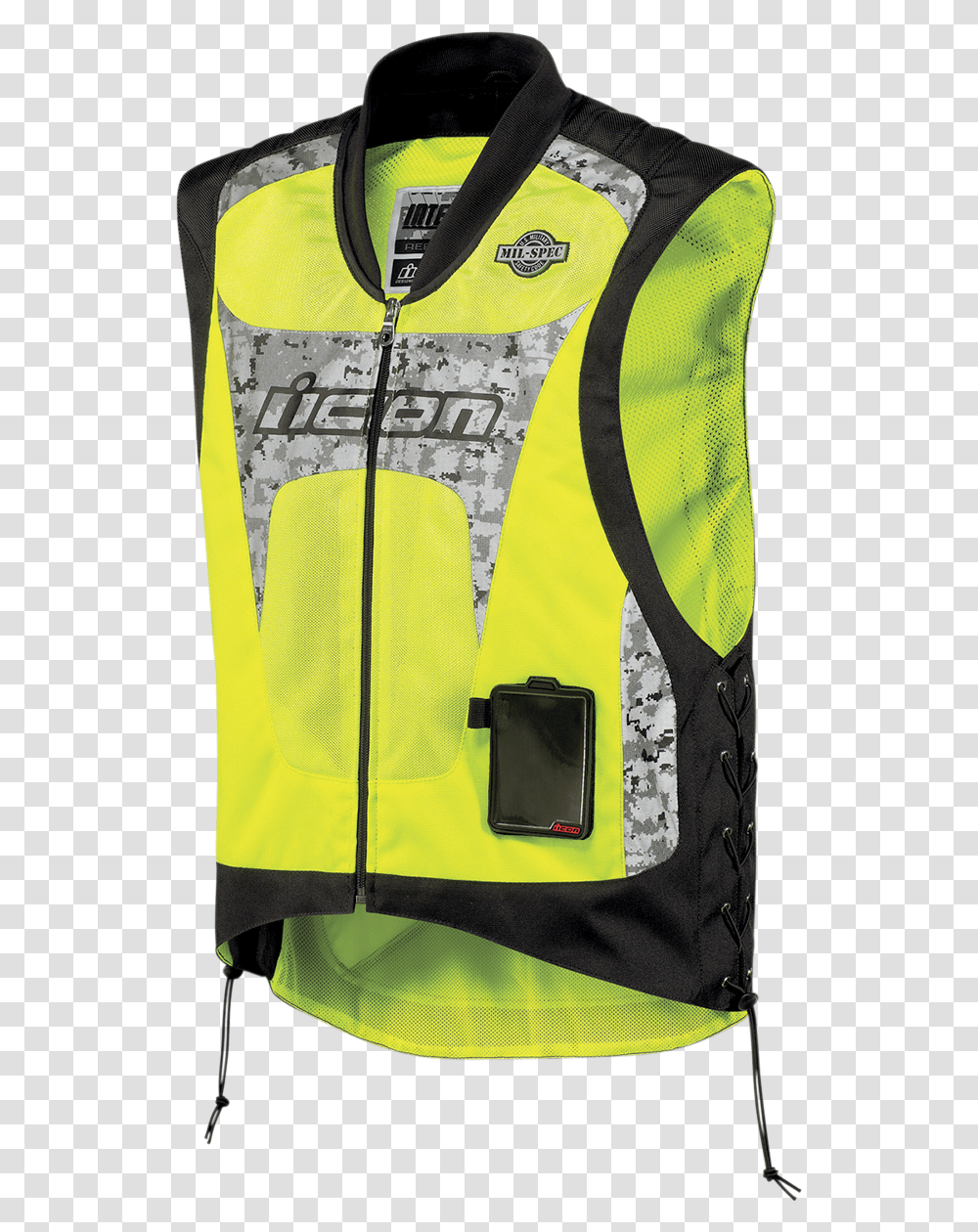 Icon Mens Stryker Green Armored Waistcoat, Clothing, Apparel, Lifejacket, Vest Transparent Png