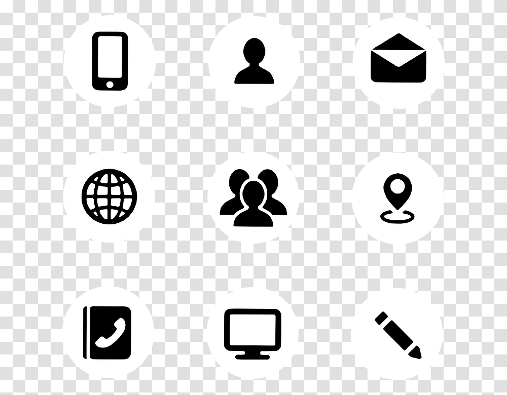 Icon Mobile Message Profile Browser Pencil Icons Bewerbung, Number, Stencil Transparent Png