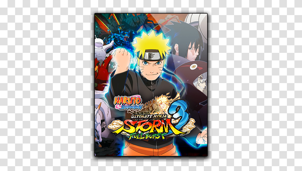 Icon Naruto Shippuden Ultimate Ninja Storm 3 By Naruto Shippuden Ultimate Ninja Storm 3, Comics, Book, Manga, Person Transparent Png