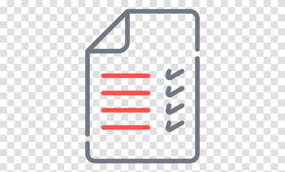 Icon Of A Checklist Locked Paper Icon, Tool, Label Transparent Png