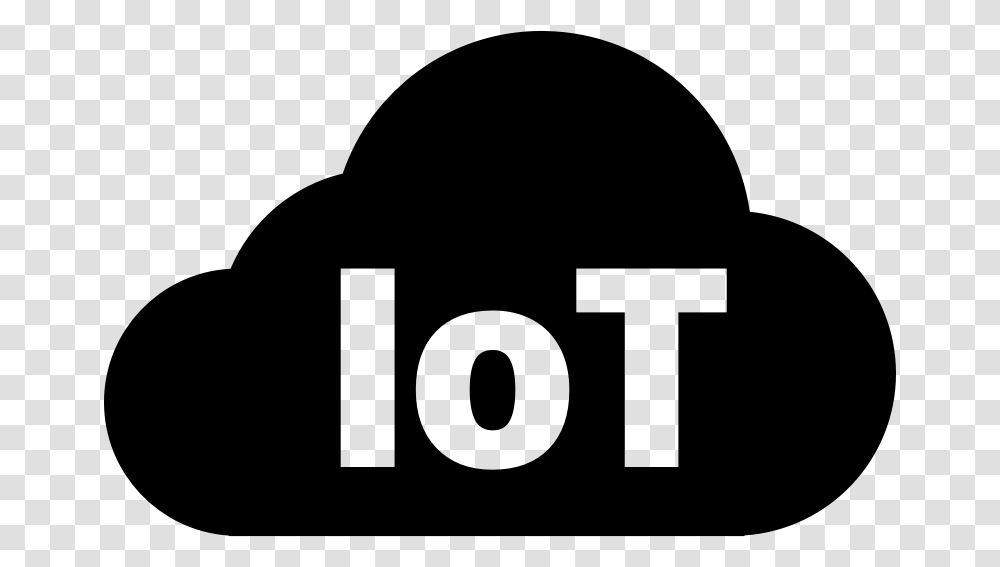 Icon Of A Cloud With The Letters Iot Inside Internet Of Things Cloud, Gray, World Of Warcraft Transparent Png