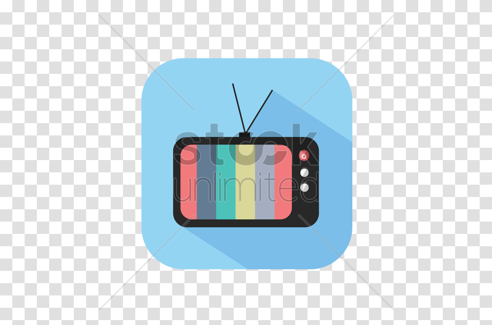 Icon Of A Color Television Vector Image, Digital Watch, Electronics Transparent Png