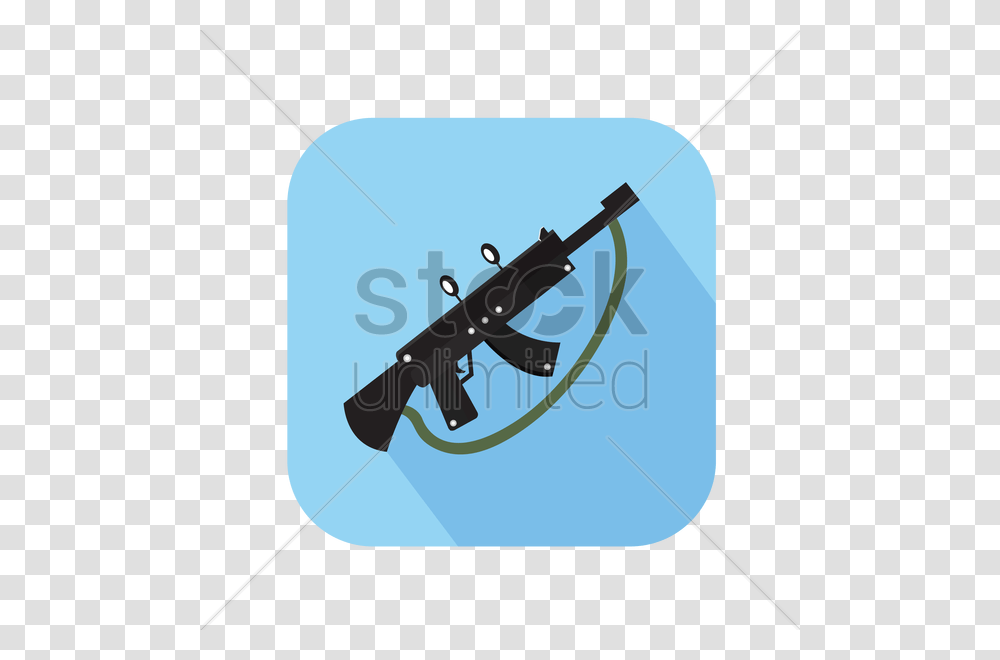 Icon Of A Machine Gun Vector Image, Weapon, Bomb, Rifle Transparent Png