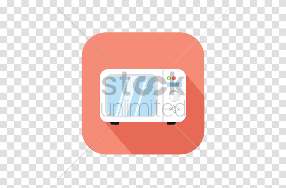 Icon Of A Microwave Oven Vector Image, First Aid, Electronics, Cushion Transparent Png