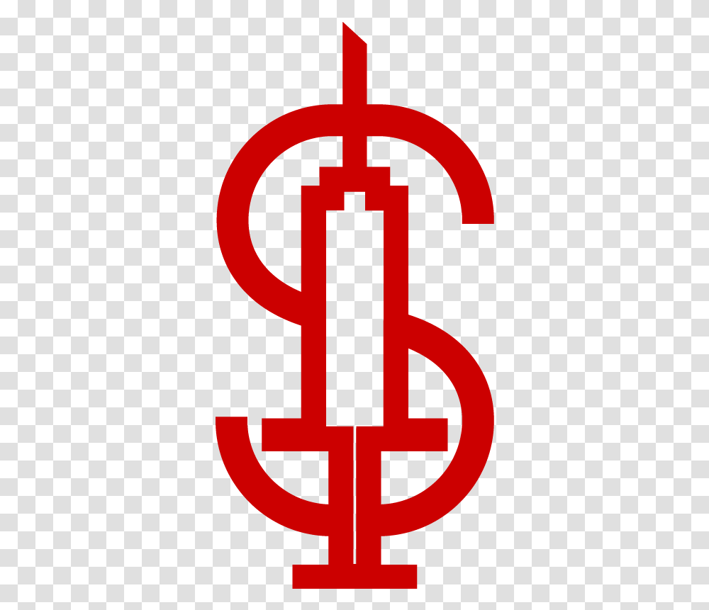 Icon Of A Syringe And Dollar Sign Health Cost Rising Icon, Cross, Word Transparent Png