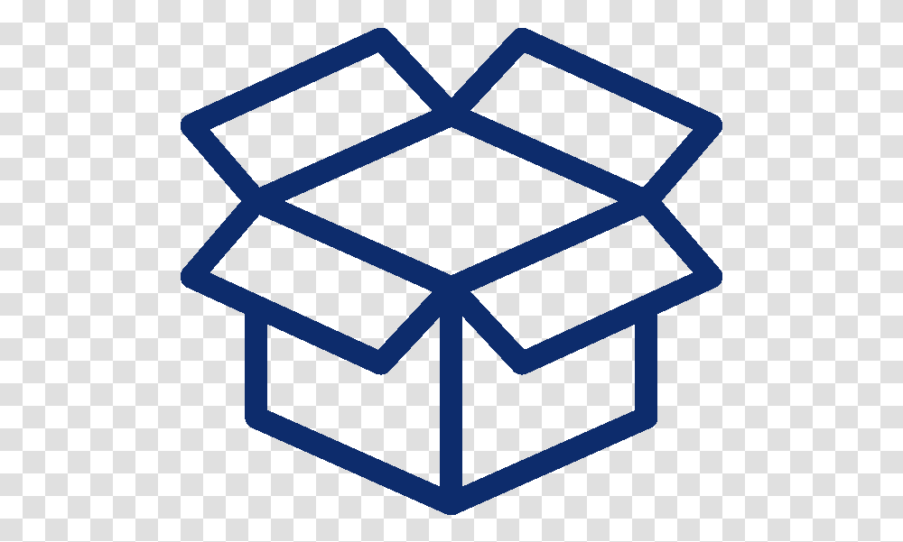 Icon Of Cardboard Box Cardboard Box Icon, Star Symbol, Rug Transparent Png