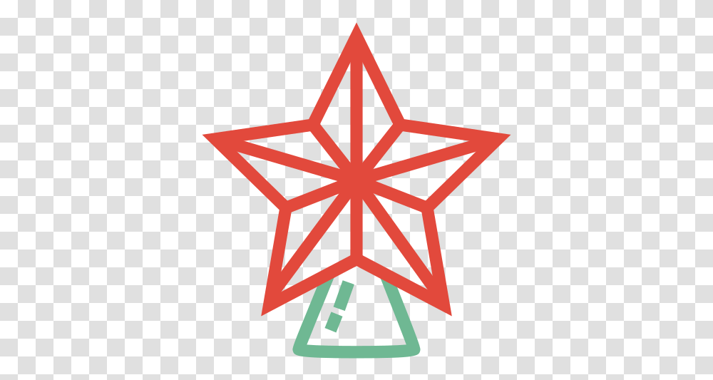 Icon Of Christmas Line Icons Video Star Icon Aesthetic, Symbol, Star Symbol, Cross Transparent Png