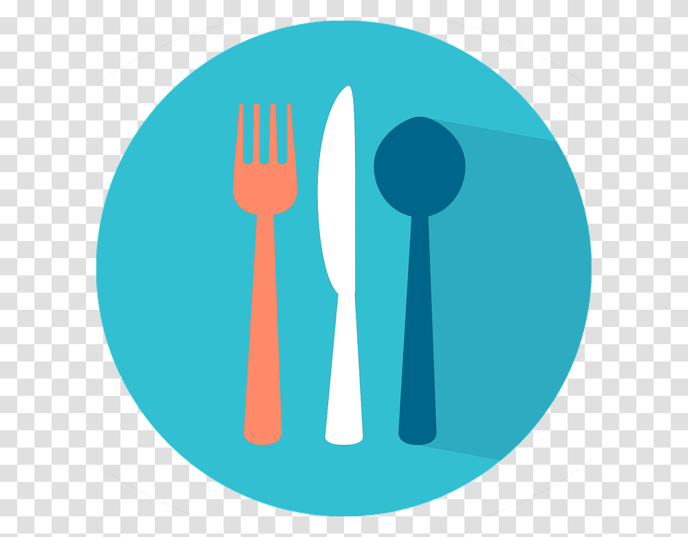 Icon Of Food, Fork, Cutlery, Road, Balloon Transparent Png